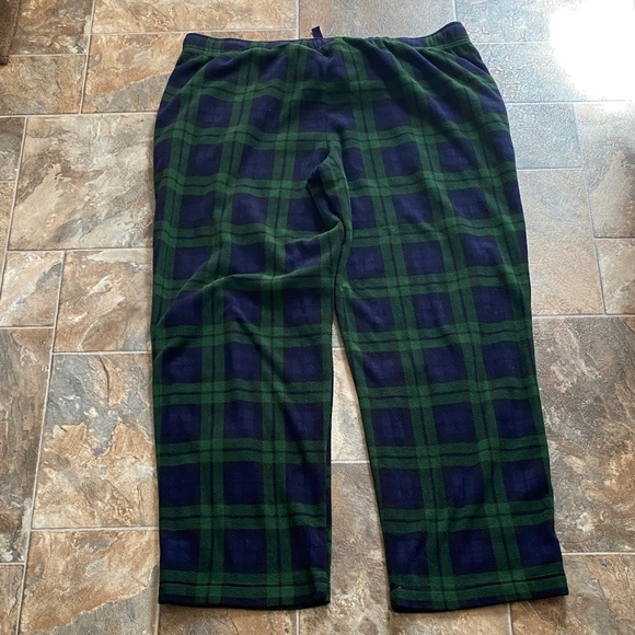 Green and Blue Plaid Goodfellow & Co Men's Lounger Size XXL with Pockets - Picture 1 of 4